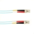 10m (32.8ft) LCLC Aqua OM4 MM Fiber Patch Cable INDR Zip OFNP