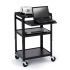 AV Notebook Cart with No Electrical, 5-inch Casters