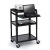 AV Notebook Cart with 6-Outlet Electrical, 4-inch Casters