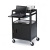AV Notebook Cabinet Cart with No Electrical, 4-inch Casters