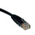 Cat5e 350MHz Molded Patch Cable (RJ45 M/M) - Black, 100-ft.