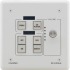 6-button Room Controller with Digital Volume Control and LCD Group Labels, Black