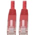 Tripp Lite Cat6 Cat5e Gigabit Molded Patch Cable RJ45 M/M 550MHz Red 7ft