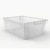 Stackable Storage Bins (4 Large  Clear)