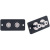 Kramer 2 Socket Coax Faceplate
