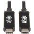 Tripp Lite Thunderbolt 3 Cable 40 Gbps Active 5A 100W PD 4K USB C M/M 2M