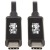 Tripp Lite Thunderbolt 3 Cable 40 Gbps Active 5A 100W PD 4K USB C M/M 2M