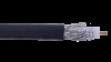 1000' RG6 CCS Dual-shielded Plenum-rated Coaxial Cable, Black