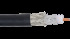 Black Serial Digital RG6 Dual Shield 4.5 Ghz Plenum Coaxial Cable