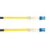 OS2 9/125 Singlemode Fiber Optic Patch Cable OFNR PVC LCLC YL 15M