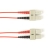 OM1 62.5/125 Multimode Fiber Patch Cable OFNP Plenum SC-SC RD 15M