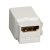 Snap Fitting - HDMI, Female/Female, Office White