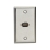 AV Stainless Steel Wallplate, 1 HDMI, Female to Female