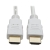 High-Speed HDMI 4K Cable with Digital Video and Audio, Ultra HD 4K x 2K @ 30 Hz (M/M), White, 16 ft.