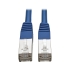 Cat5e 350 MHz Molded Shielded STP Patch Cable (RJ45 M/M), Blue, 15 ft.