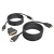 6ft HDMI DVI USB KVM Cable Kit USB A/B Keyboard Video Mouse 6'