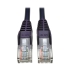 Cat5e 350 MHz Snagless Molded UTP Patch Cable (RJ45 M/M), Purple, 3 ft.
