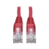 Cat5e 350 MHz Snagless Molded UTP Patch Cable (RJ45 M/M), Red, 6 ft.