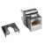 Cat6a 110-Style Punchdown RJ45 Keystone Jack, White, TAA