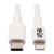 USB-C Sync / Charge Cable with Lightning Connector - M/M, USB 2.0, White, 3 ft. (0.9 m)