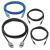 HDMI KVM Cable Kit for Tripp Lite B005-HUA2-K and B005-HUA4 KVM, 4K HDMI, USB 3.2 Gen 1, 3.5 mm, 6 ft