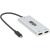 Dual-Monitor Thunderbolt 3 to HDMI Adapter (M/2xF) - 4K 60 Hz, 4:4:4, Silver