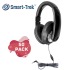 Hamilton Smart-Trek Deluxe Stereo Headphone with In-Line Volume Control and 3.5mm TRS Plug - 50 Pack