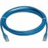 Cat6 Gigabit Snagless Molded UTP Ethernet Cable (RJ45 M/M), PoE, LSZH, Blue,3.5m