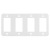 FSR SF10-CNP-4DE SF10 - Center Sub-Plate - 4G Decora