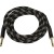 Monoprice 10ft Cloth Series 1/4 inch TS Male 20AWG Instrument Cable - Black & Gold
