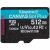 Kingston Canvas Go! Plus 512 GB Class 10/UHS-I (U3) V30 microSDXC - 1 Pack