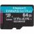 Kingston Canvas Go! Plus 64 GB Class 10/UHS-I (U3) V30 microSDXC - 1 Pack