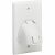 Eaton Tripp Lite Series Single-Gang Up-or Down-Angle Bulk Cable Wall Plate, White, TAA