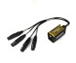 Whirlwind Catdusa CT-F  Cat5e Ethercon to (4 Ch) XLRF, 1.5 feet