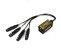 Whirlwind Catdusa CT-F  Cat5e Ethercon to (4 Ch) XLRF, 1.5 feet