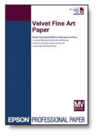 EPSON 8.5" x 11" Velvet Fine Art Paper-20 Sheets image