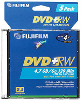 FUJI DVD+RW 5-Pack image