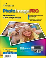 PROMASTER 8-1/2"x 11" Heavyweight Gloss Paper - 25 Sheets image