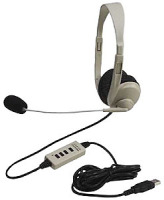 CALIFONE 3064-USB Headphone with Microphone image