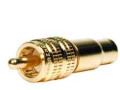 Comprehensive Premium True 75 Ohm RCA Plug, Crimp Type for RG-59U RCA-75C
