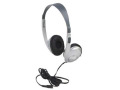 Califone 3060AVS Stereo Headphone-Silver with 3.5mm plug (no volume control)