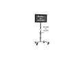 Chief MFC-UB Black Universal Rolling Cart for Flat Panel Displays