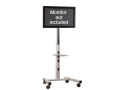 Chief MFC-US Silver Universal Rolling Cart for Flat Panel Displays