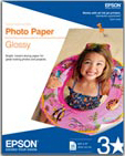 Epson 8.5" x 11" Photo-Quality Glossy Paper 100 Sheets image