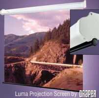 Draper Luma 60" x 80" Wall Screen Matte White (100" Diagonal) image