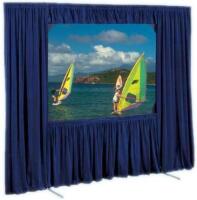 Draper Ultimate Folding Screen Drapes Dress Kit for 56 x 96 - HDTV Format image