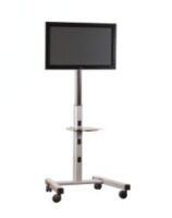 Chief PFCU-S Mobile Flat Panel Cart for 42"-63" Display - Universal Silver image