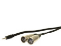 Comprehensive ST Series General Purpose Stereo Mini To 2 XLR Male 6ft.