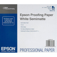 Epson Commercial Proofing Paper, White Semimatte for Inkjet- 13x19" - 100 Sheets image