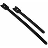 Cables To Go 8 Inch Screw-Mountable Hook and Loop Cable Tie image